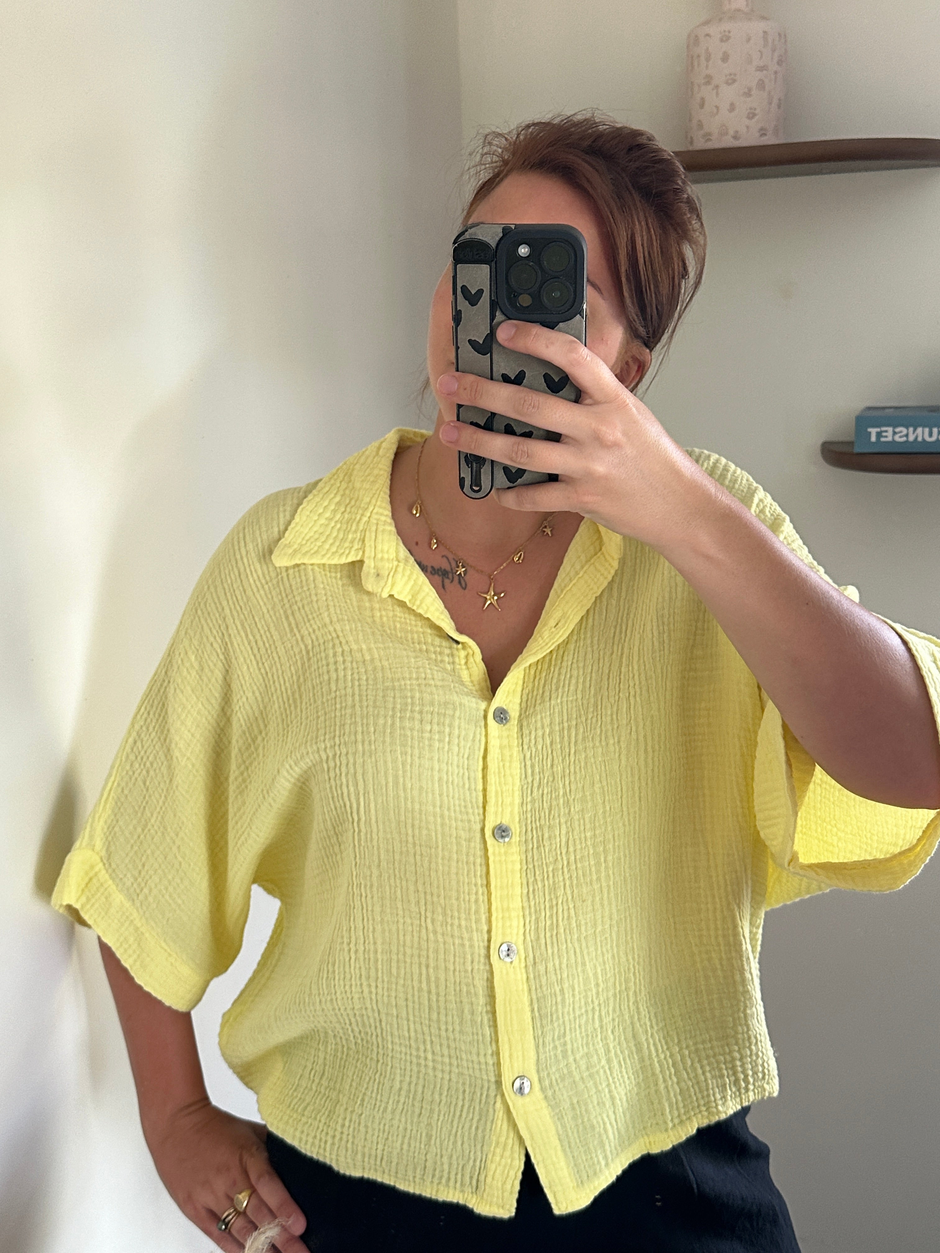 Chemise gaz de coton